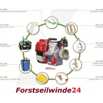 - Forstseilwinde Spillwinde PCW4000 - FORSTWIRTSCHAFTS-KIT /