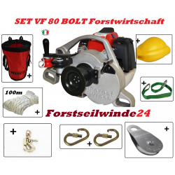 Spillwinde Forstseilwinde SET Forstwirtschaft DOCMA VF80 Bolt /1630 kg
