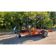 Rückewagen FTG Källefal FB30D + Kran FB42