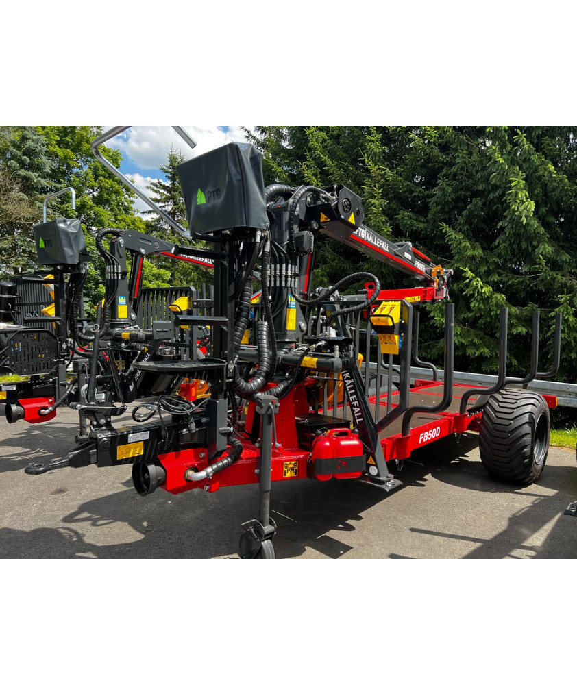 Rückewagen FTG Källefall FB50D+FB63Ts Teleskop Kran NEU 2026
