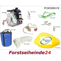  - Forstseilwinde, Spillwinde-Seilwinde SET PCW5000 FK