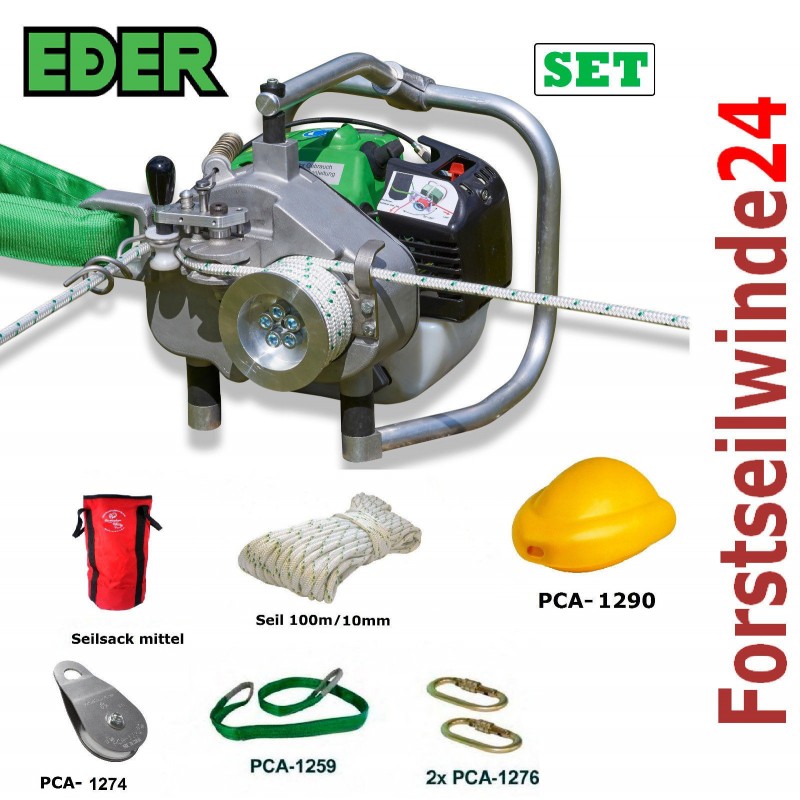  - EDER Spillwinde Powerwinch SET/ ESW 1200, Forstseilwinde